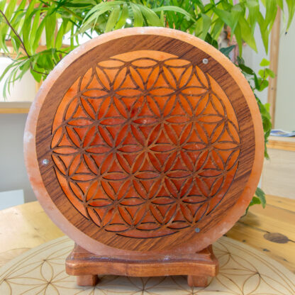 Lampe de Sel ronde arbre de vie – Image 3
