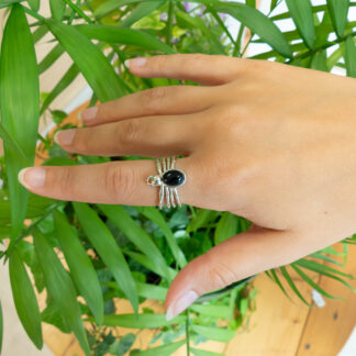 Bague Onyx araignée