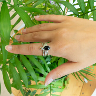 Bague Onyx araignée