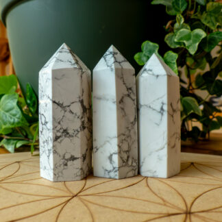 Howlite pointes