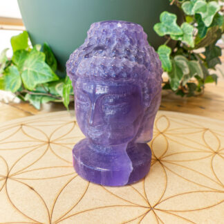 Fluorite tête de Bouddha