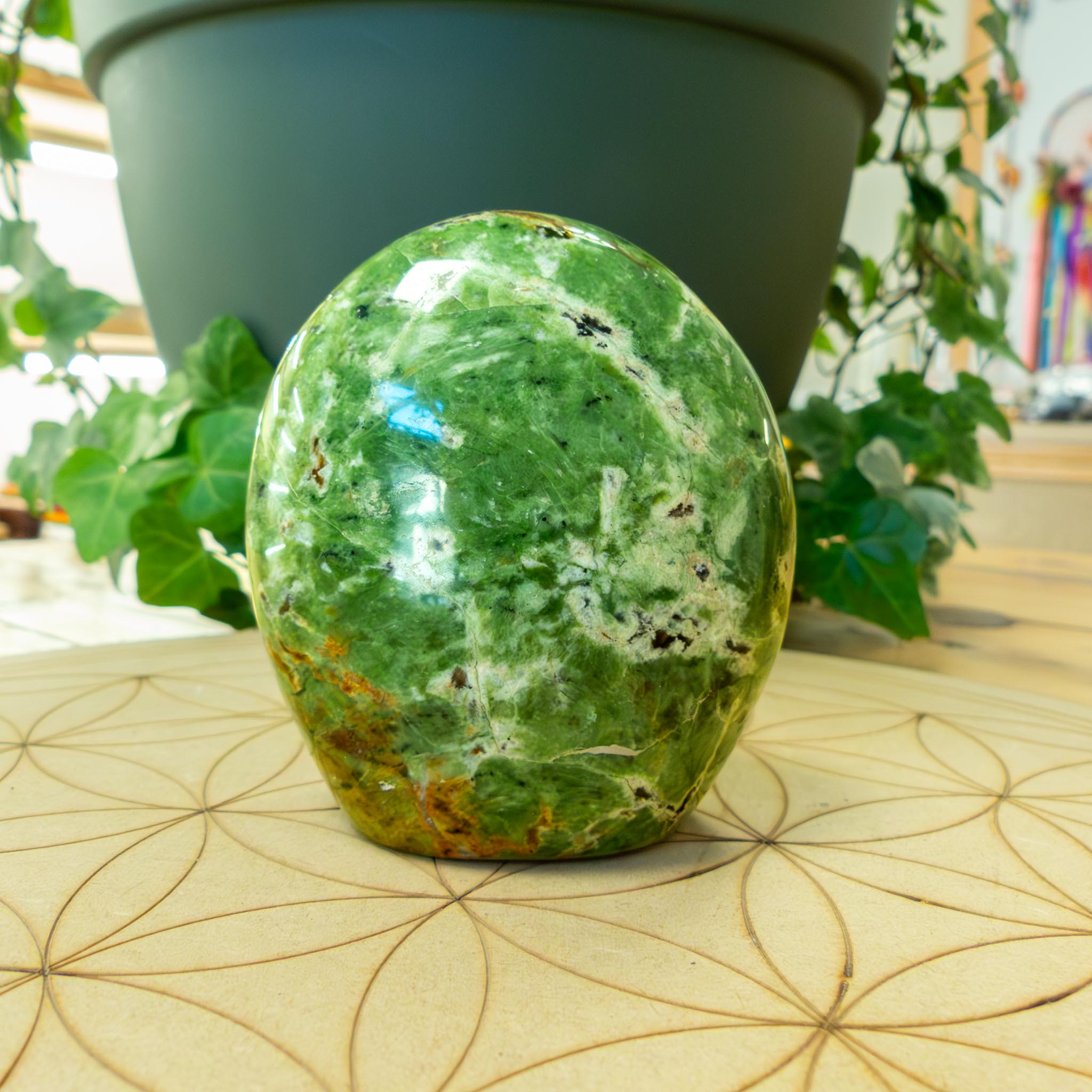 Chrysoprase forme libre