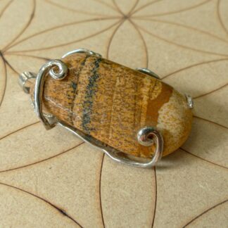 Jaspe Paysage pierre roulée