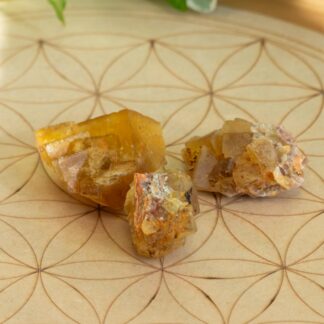 Fluorite Jaune pierre brute