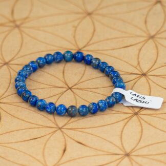Bracelet Lapis Lazuli perles 6 mm