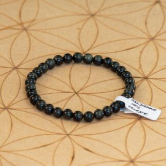 Bracelet Obsidienne Œil Céleste 6 mm