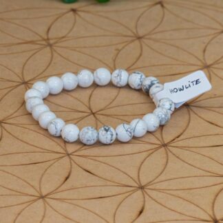 Bracelet Howlite 8 mm