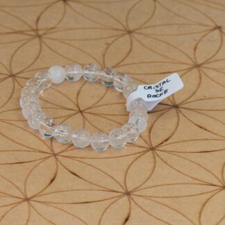 Bracelet Cristal de Roche 8 mm