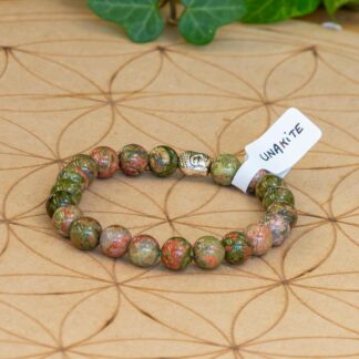 Bracelet Unakite 8 mm