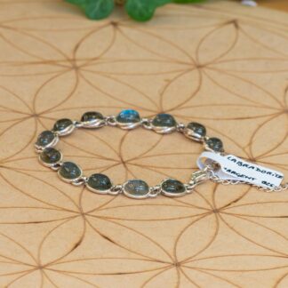 Bracelet Labradorite argent