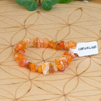 Bracelet baroque Cornaline