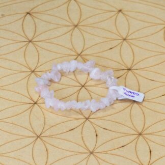 Bracelet baroque Quartz Rose