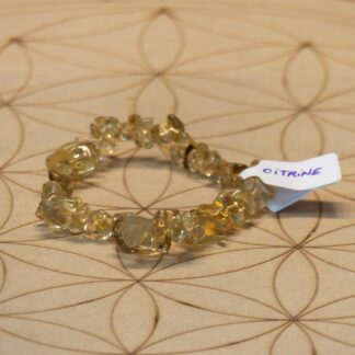 Bracelet baroque Citrine
