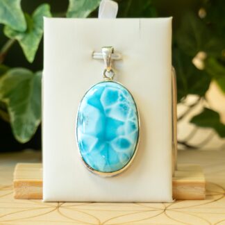 Larimar pendentif ovale