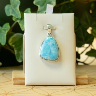 Larimar pendentif triangle