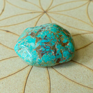 Turquoise galet forme variable