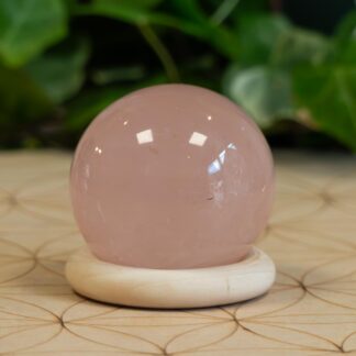 Quartz Rose petite sphère