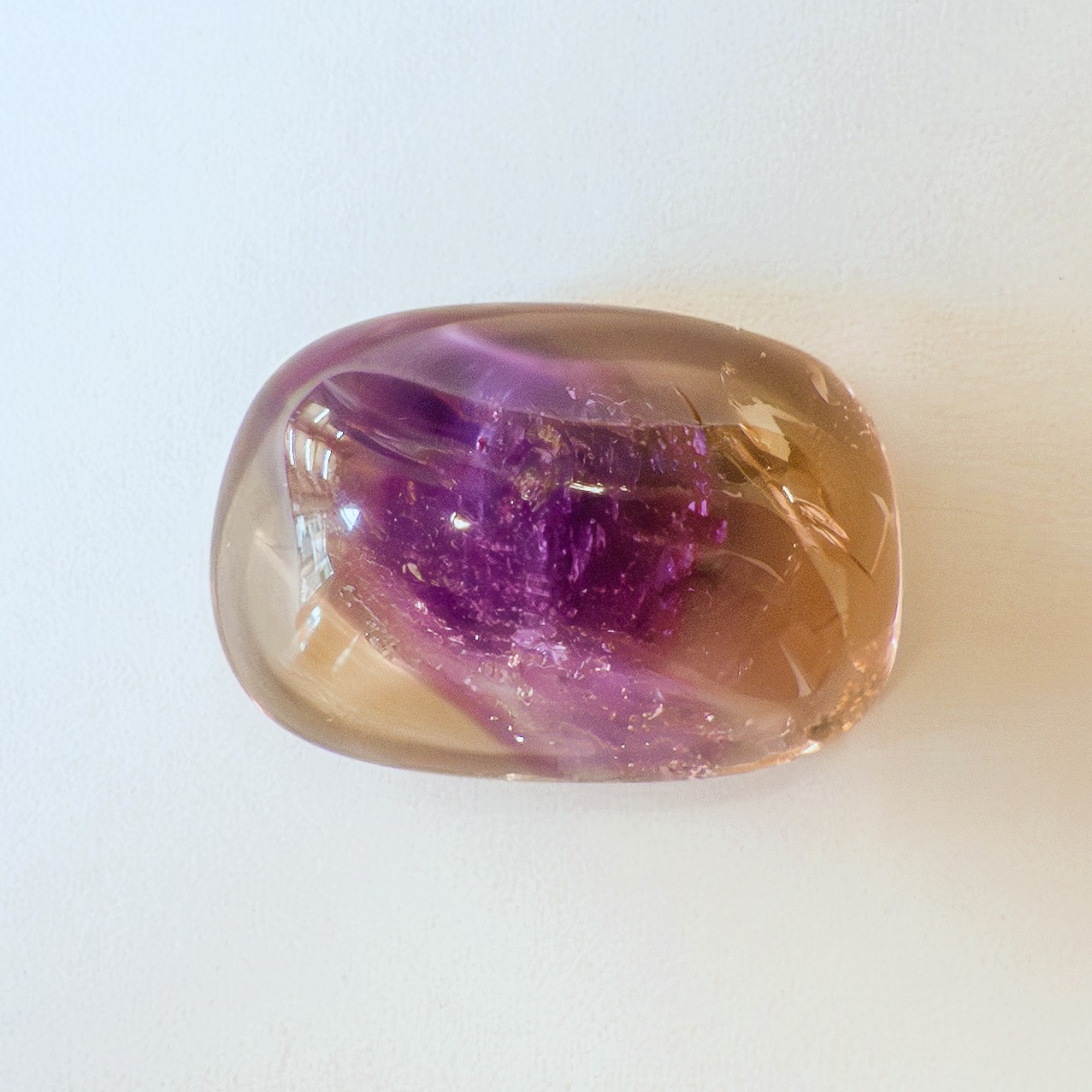 Amétrine pierre roulée