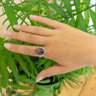 Bague Rhodonite ovale