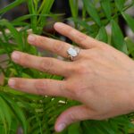 Bague Pierre de Lune Blanche