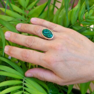 Bague Malachite #1