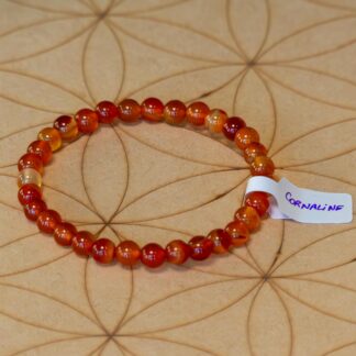 Bracelet Cornaline 6 mm
