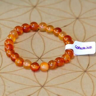 Bracelet Cornaline 8 mm