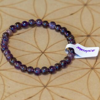 Bracelet Améthyste 6 mm
