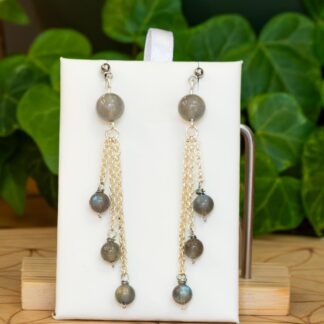 Boucles d'oreilles Labradorite #1