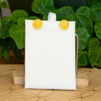 Boucles d'oreilles Ambre Citron
