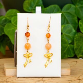 Boucles d'oreilles Cornaline