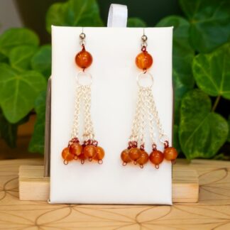 Boucles d'oreilles Cornaline #2