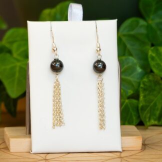 Boucles d'oreilles Hématite