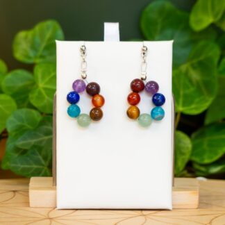 Boucles d'oreilles 7 chakras