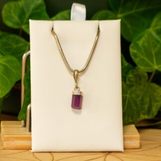 Collier pendentif Rubis
