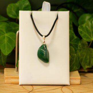 Collier pendentif Aventurine Verte