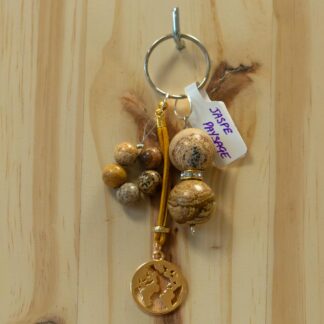 Bijoux de sac en Jaspe Paysage