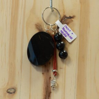 Bijoux de sac en Onyx et Tourmaline Noire