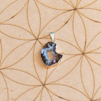 Pendentif Agate en géode