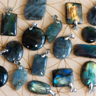 Pendentifs en Labradorite