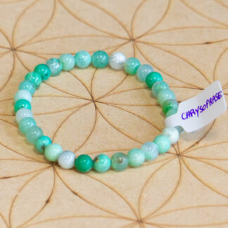 Bracelet Chrysoprase 6 mm